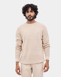 Almond Beige Textured Sweater - Drool