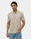 Almond Beige Printed Polo - Jung