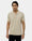 Almond Beige Textured Polo - Lina