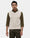 Almond Beige V-Neck Solid Sweater - Less