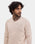 Almond Beige V Neck Solid Sweater - Vneckter