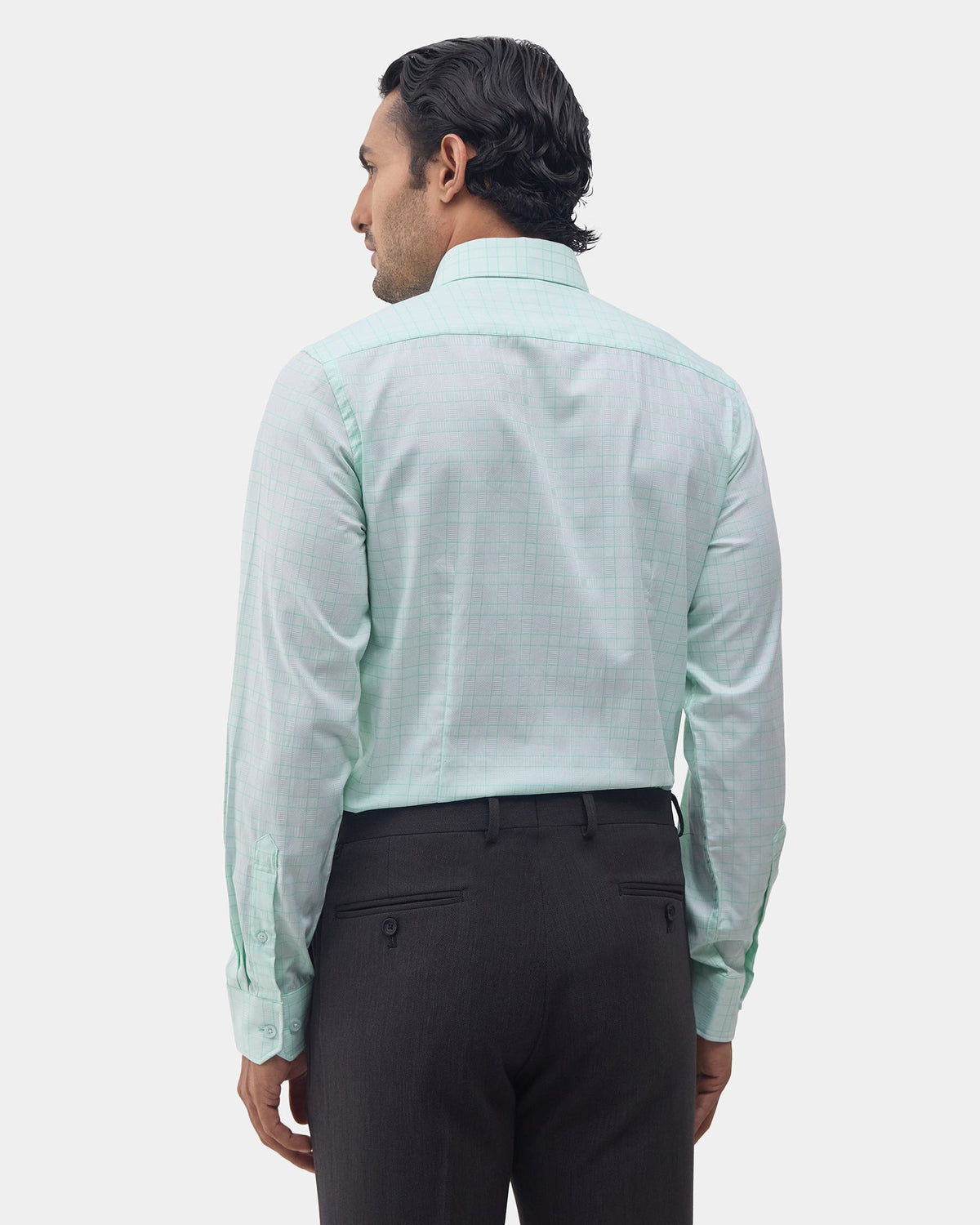Aqua Check Shirt - Boardroom