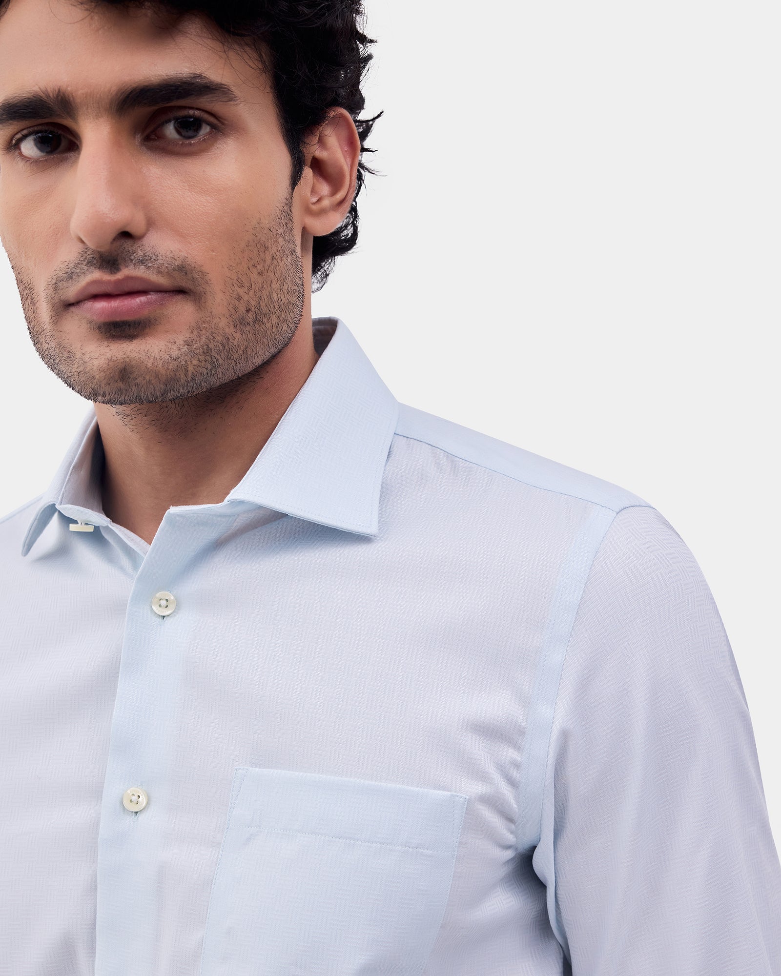 Aqua Textured Shirt - Felder