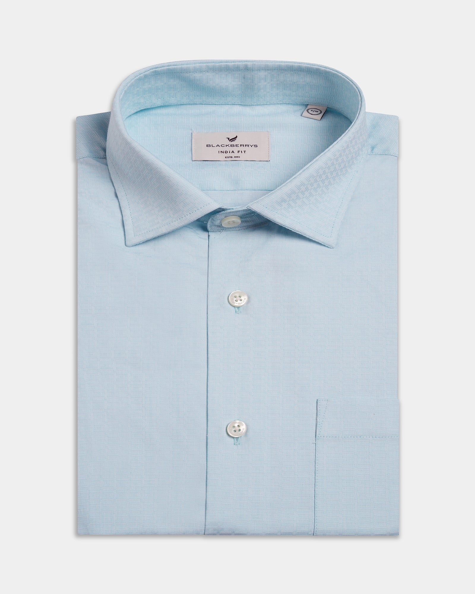 Aqua Textured Shirt - Staple
