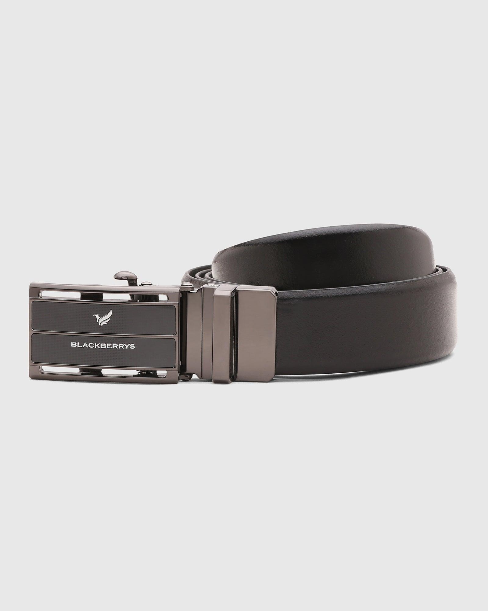 Solid Autolock Belt In Black (Stephan) - Blackberrys