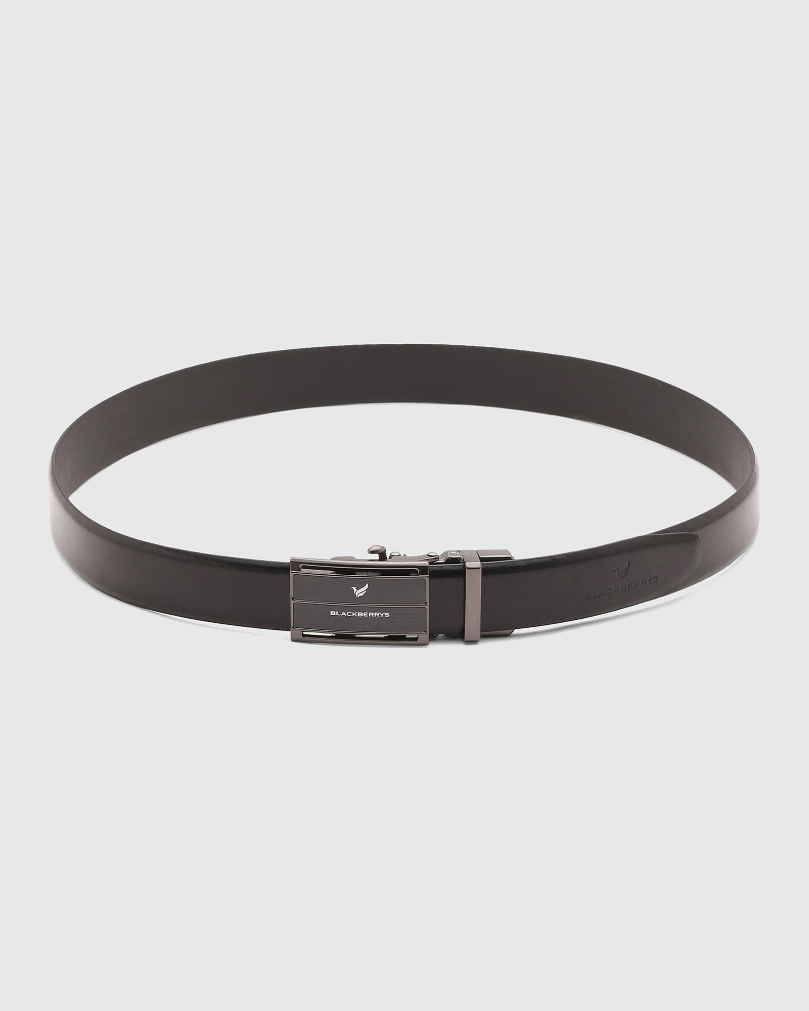 Solid Autolock Belt In Black (Stephan) - Blackberrys