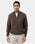Beaver Brown Stripe Sweater - Olive