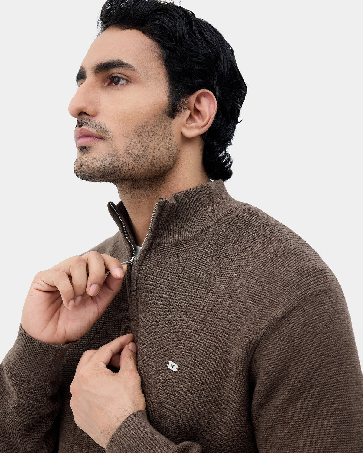 Beaver Brown Stripe Sweater - Olive