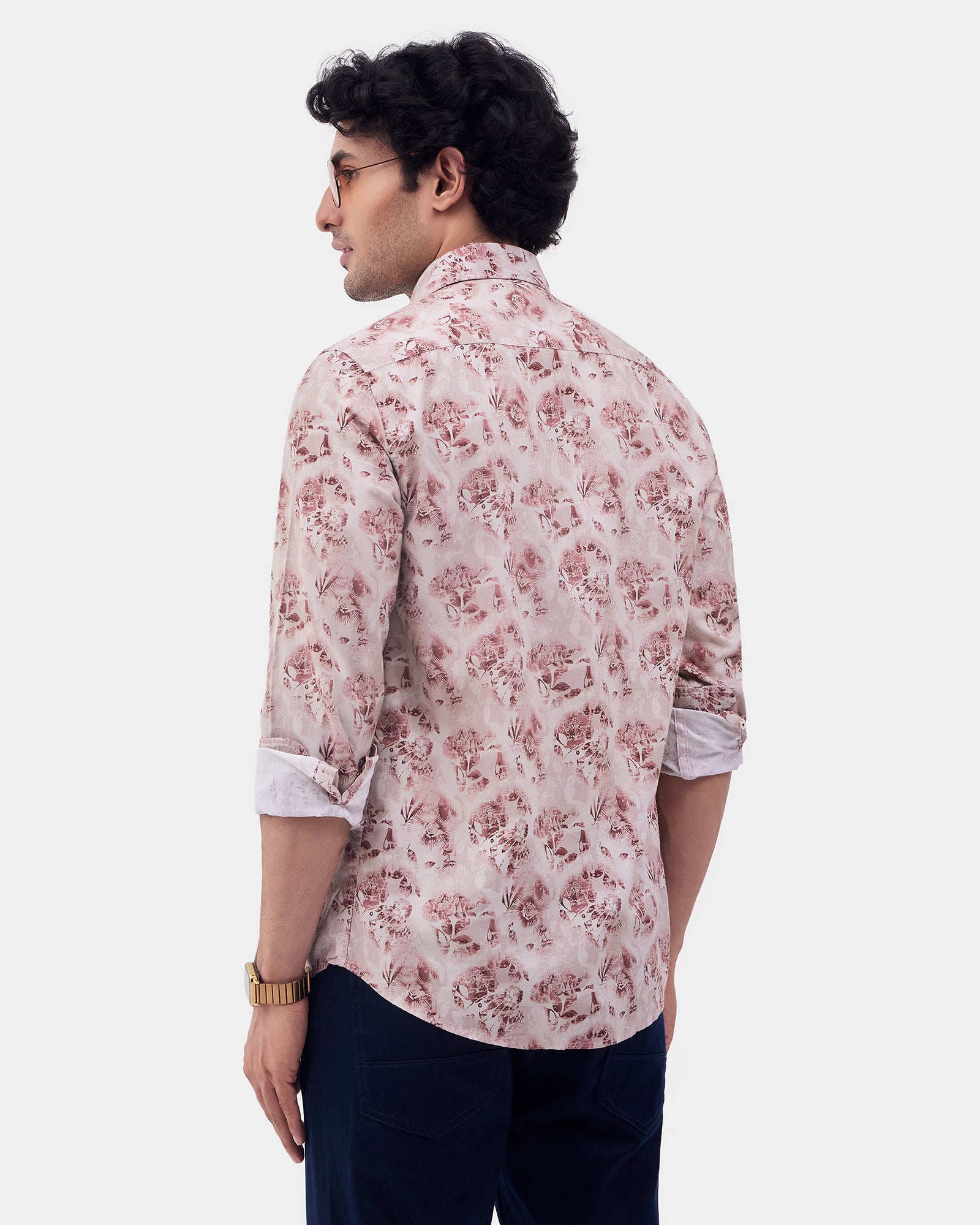 Beige Printed Shirt - Wender