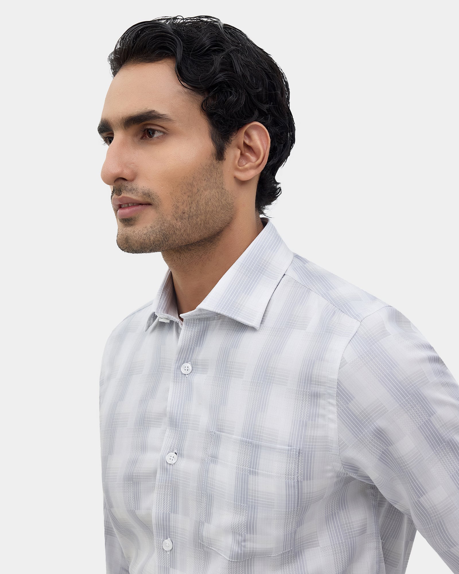 Beige Check Shirt - Torren