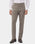 Beige Check Trouser - Fossil