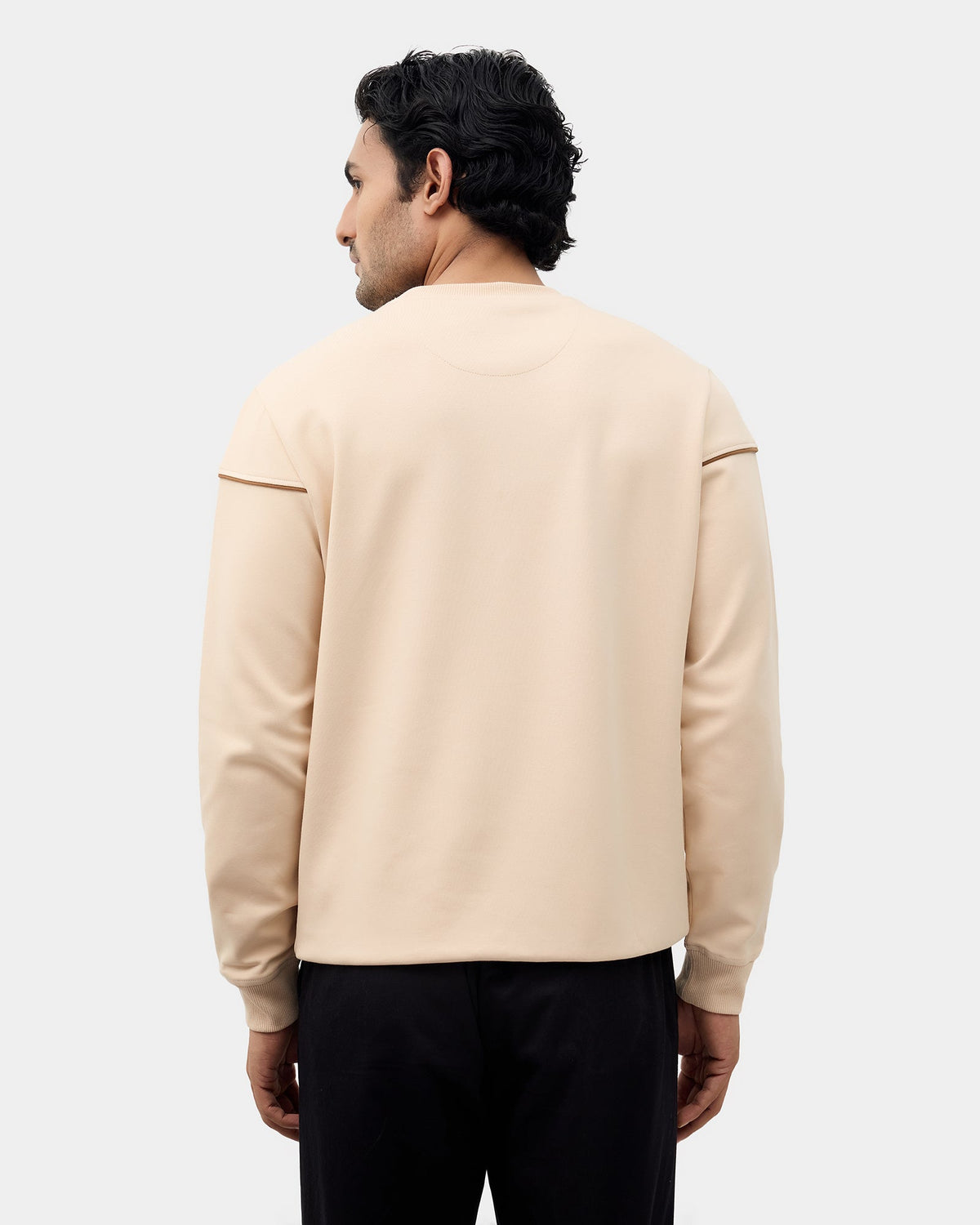 Beige Printed Sweatshirt - Eminem