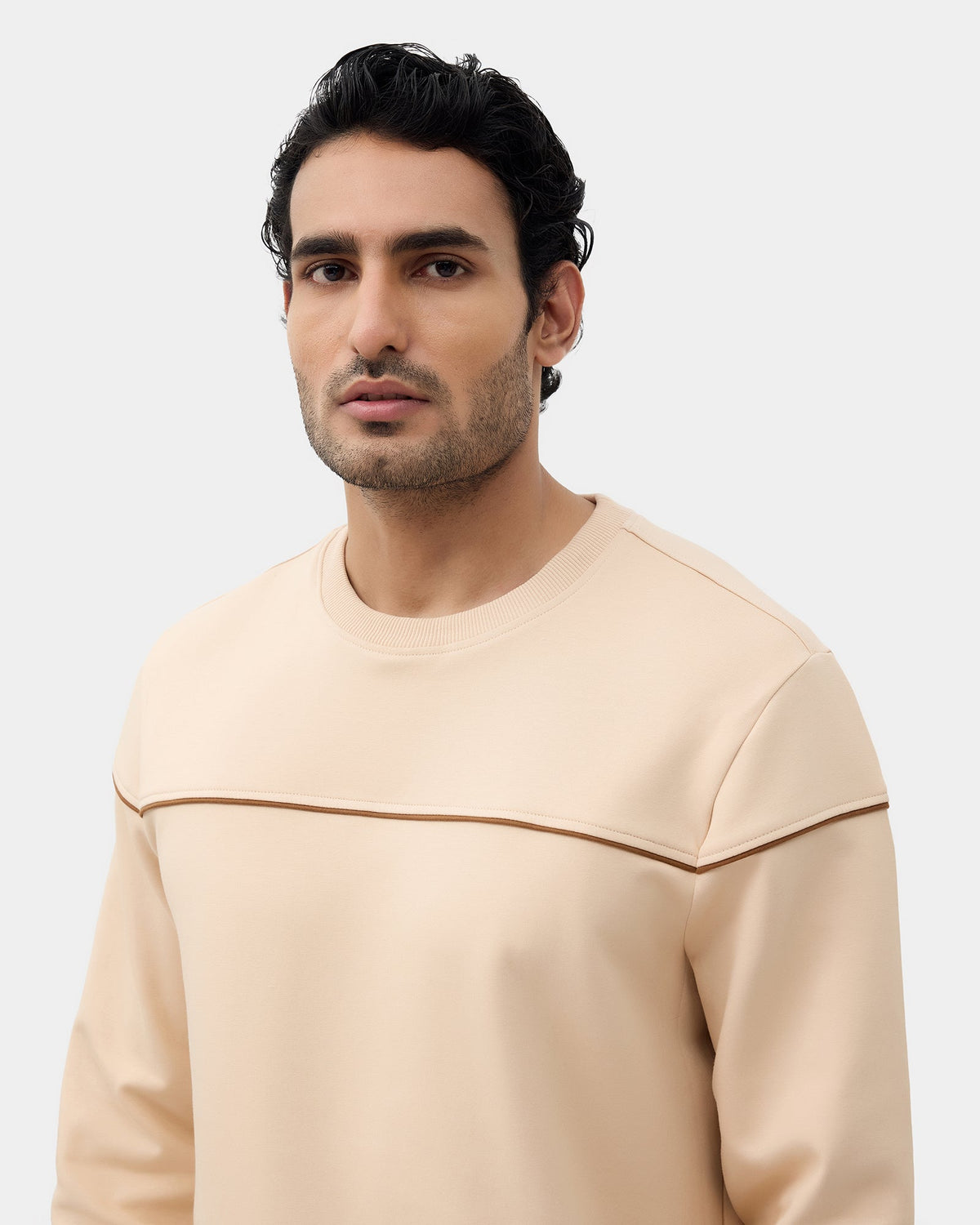 Beige Printed Sweatshirt - Eminem