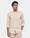 Beige Linen Stripe Shirt - Freya