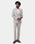 Beige Two Piece Solid Suit - Overon
