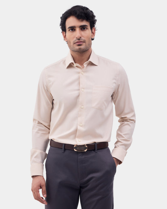 Beige Textured Shirt - Felder