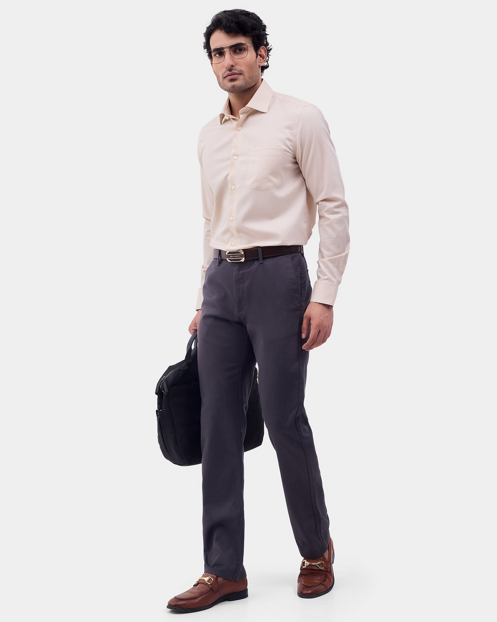 Beige Textured Shirt - Felder