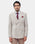Beige Solid Blazer - Zemo