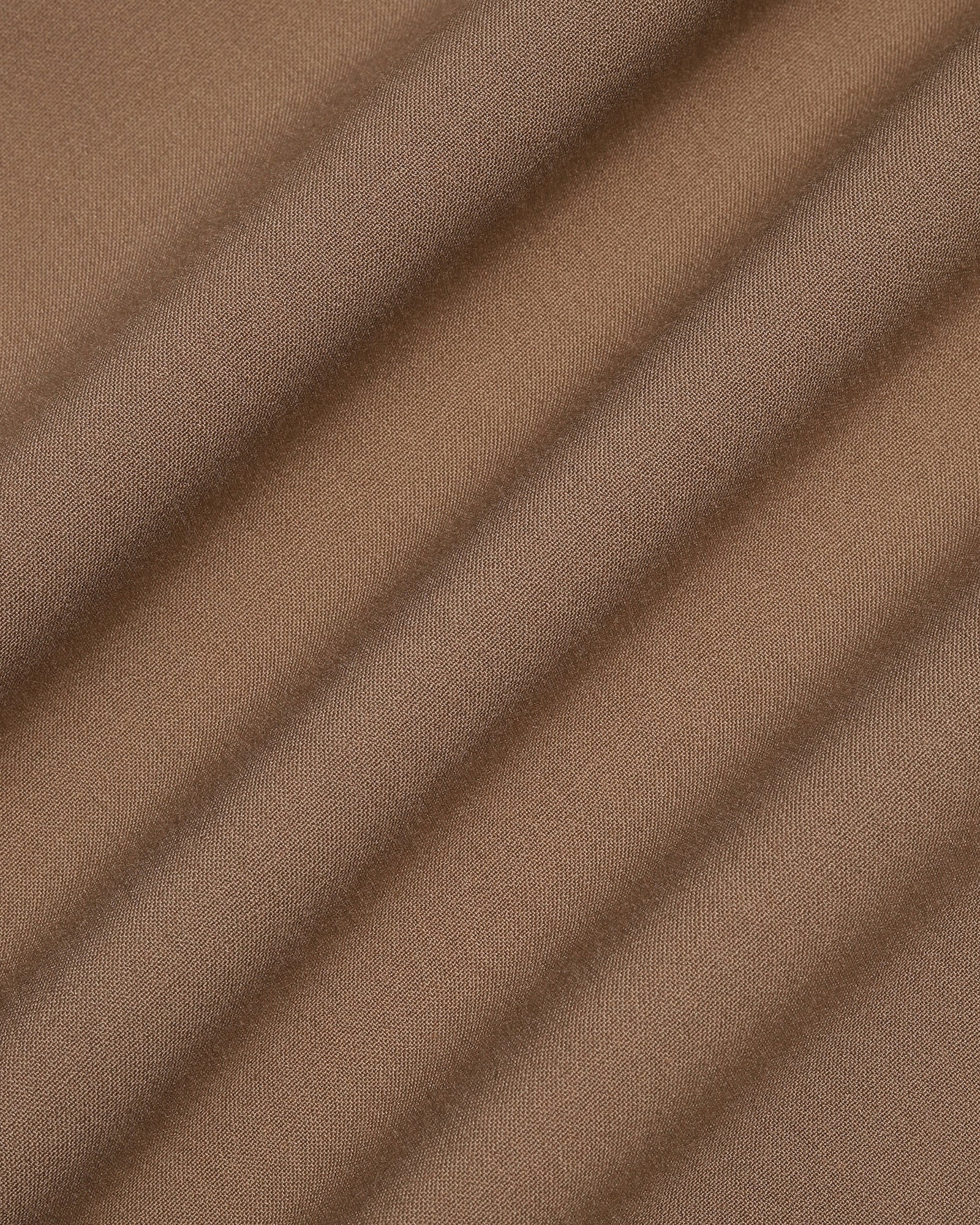 Beige Solid Trouser - Todd