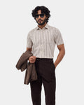 Beige Stripe Shirt - Jeson