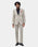 Beige Two Piece Check Suit - Zexter
