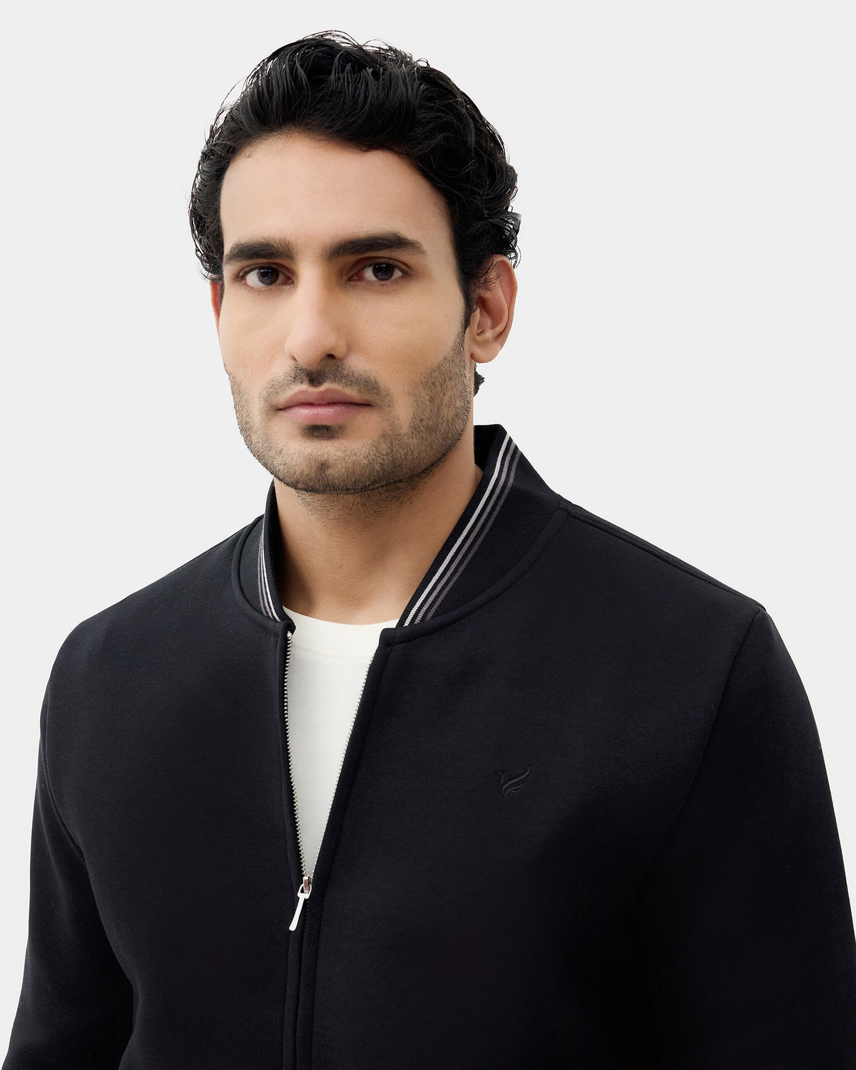 Black Solid Sweatshirt - Morgo