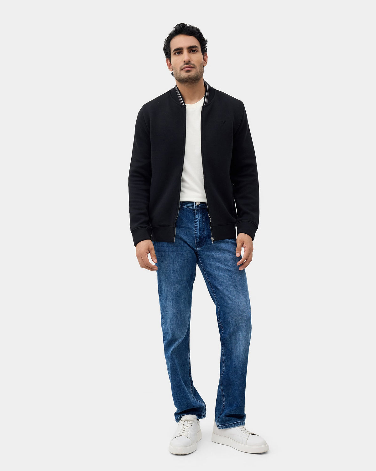 Black Solid Sweatshirt - Morgo