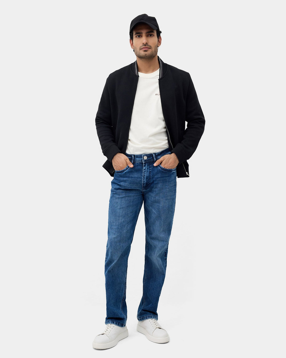 Black Solid Sweatshirt - Morgo