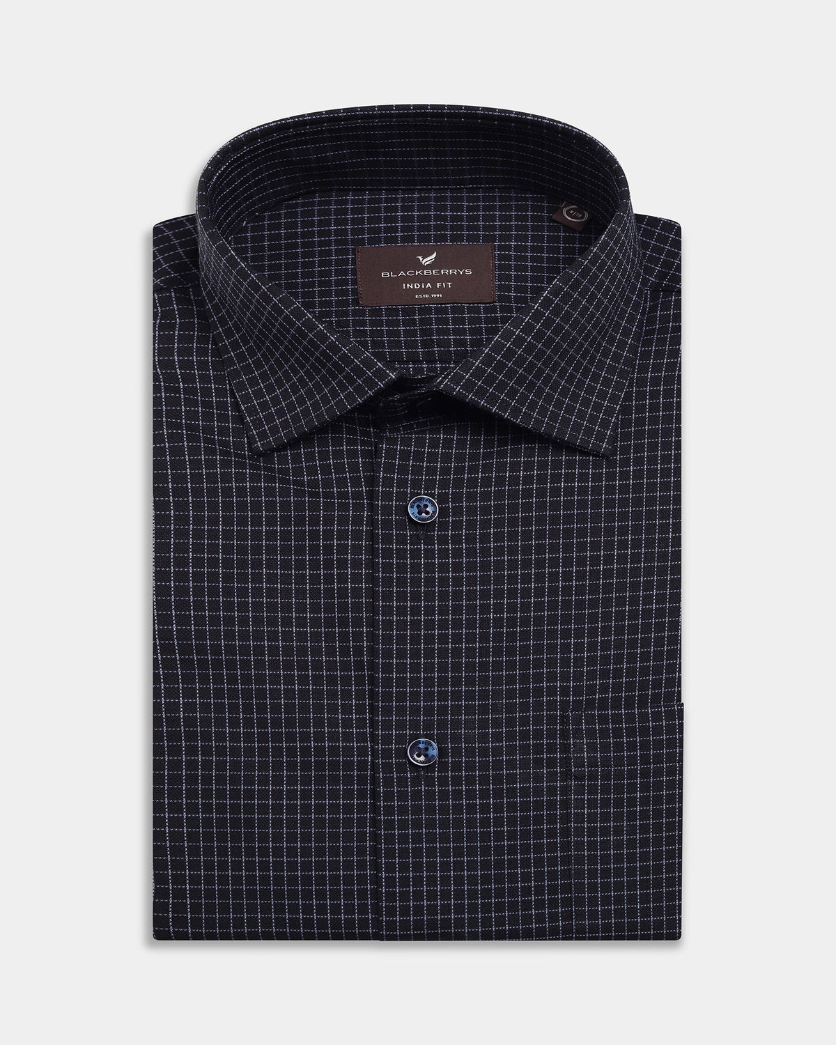 Black Check Shirt - Stalix