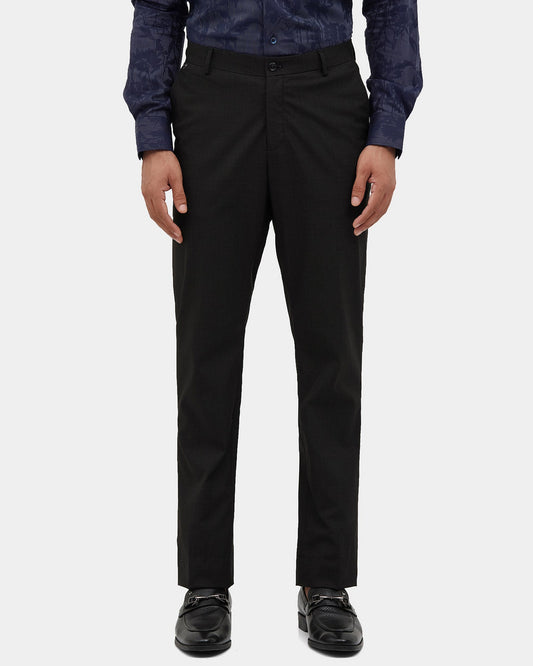 Black Check Trouser - Graham