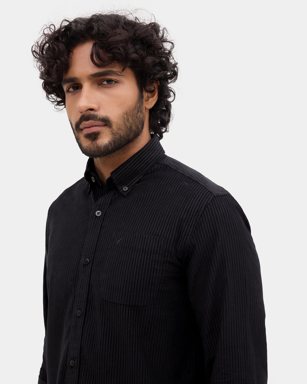 Black Corduroy Shirt - Agapi