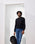 Black Textured Sweatshirt - Shopy