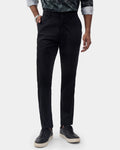 Black Textured Khakis - Etna