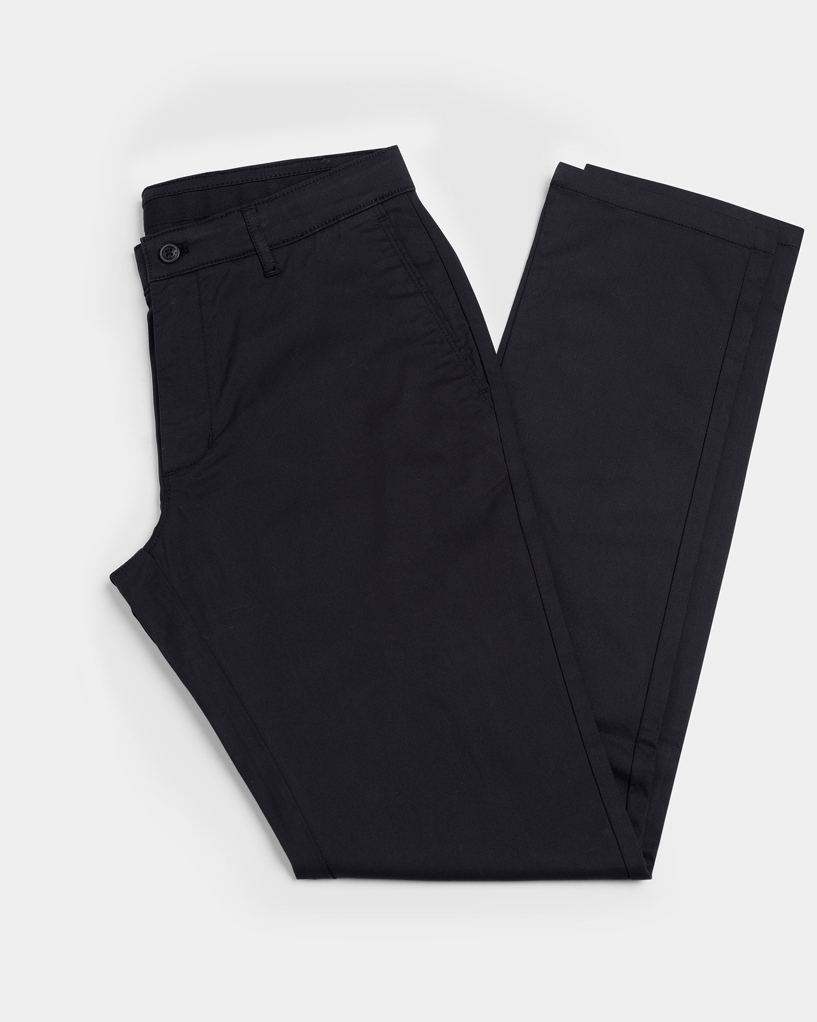 Black Textured Khakis - Etna
