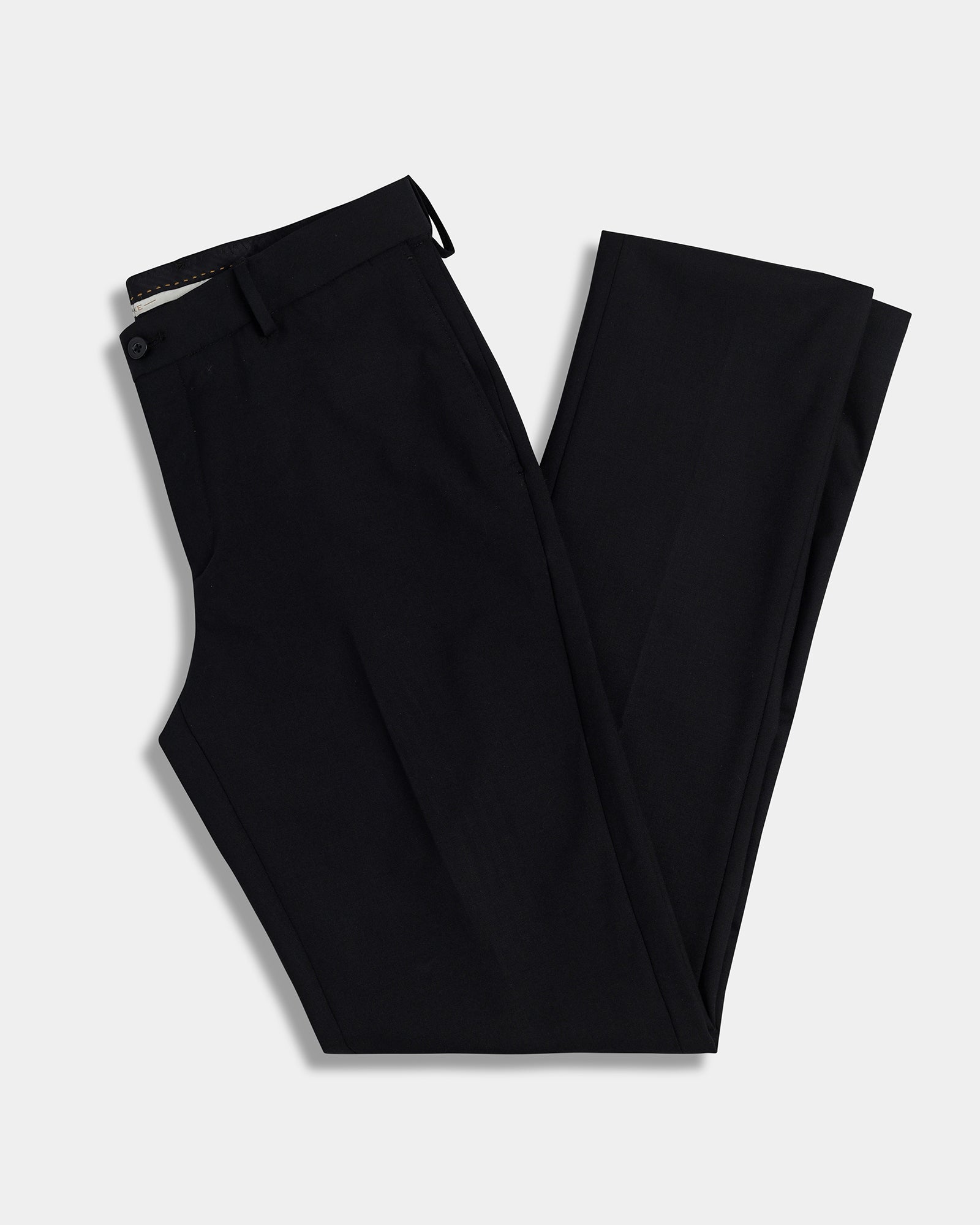 Black Luxe Solid Trouser - Lamborghini