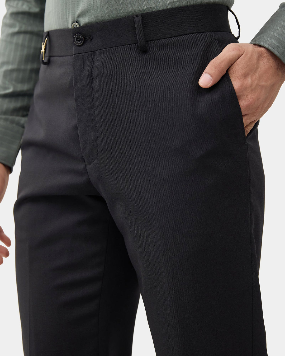 Black Luxe Texturedd Trouser - Chopard