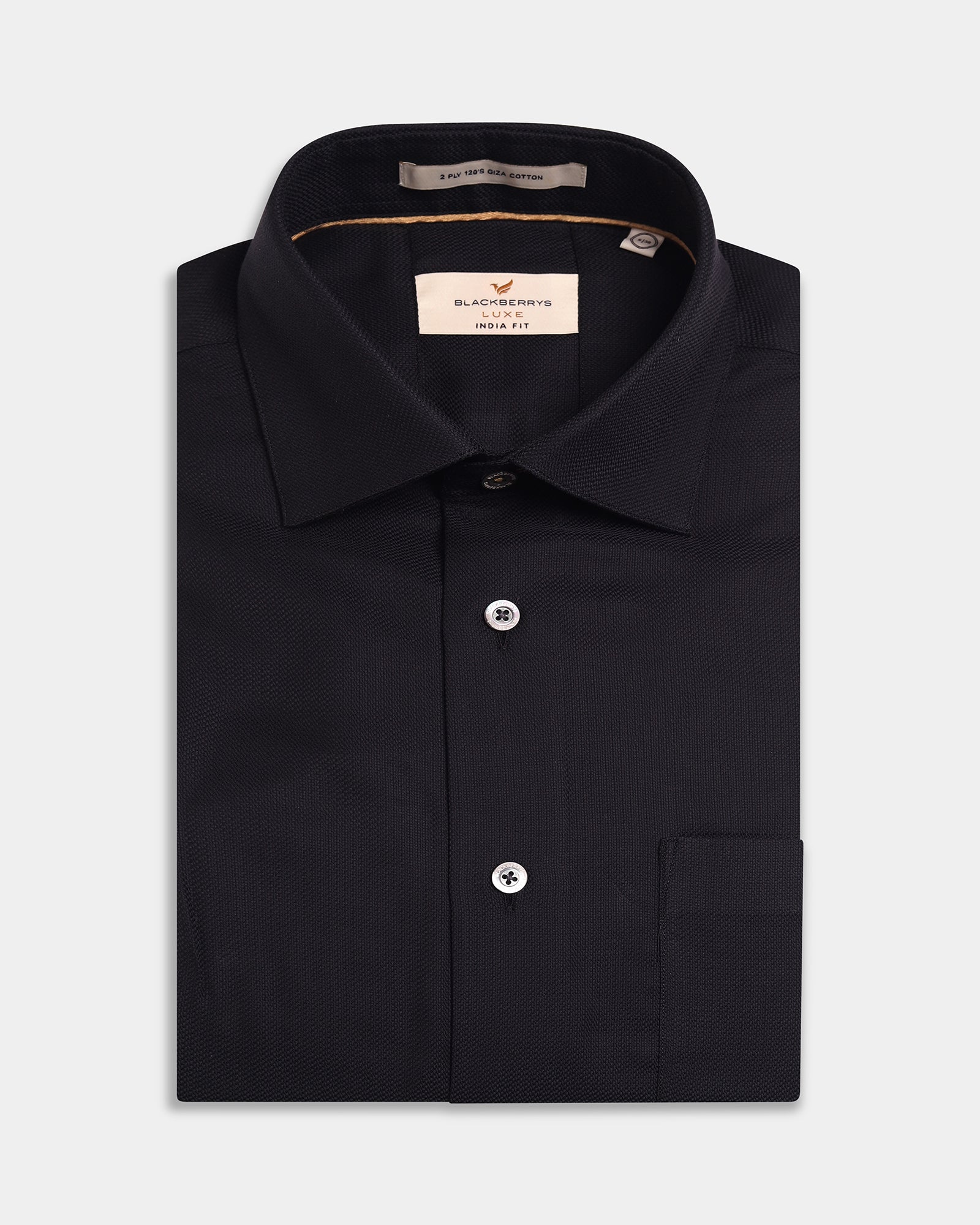 Black Textured Shirt - Chiba