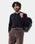 Black Textured Sweater - Paris