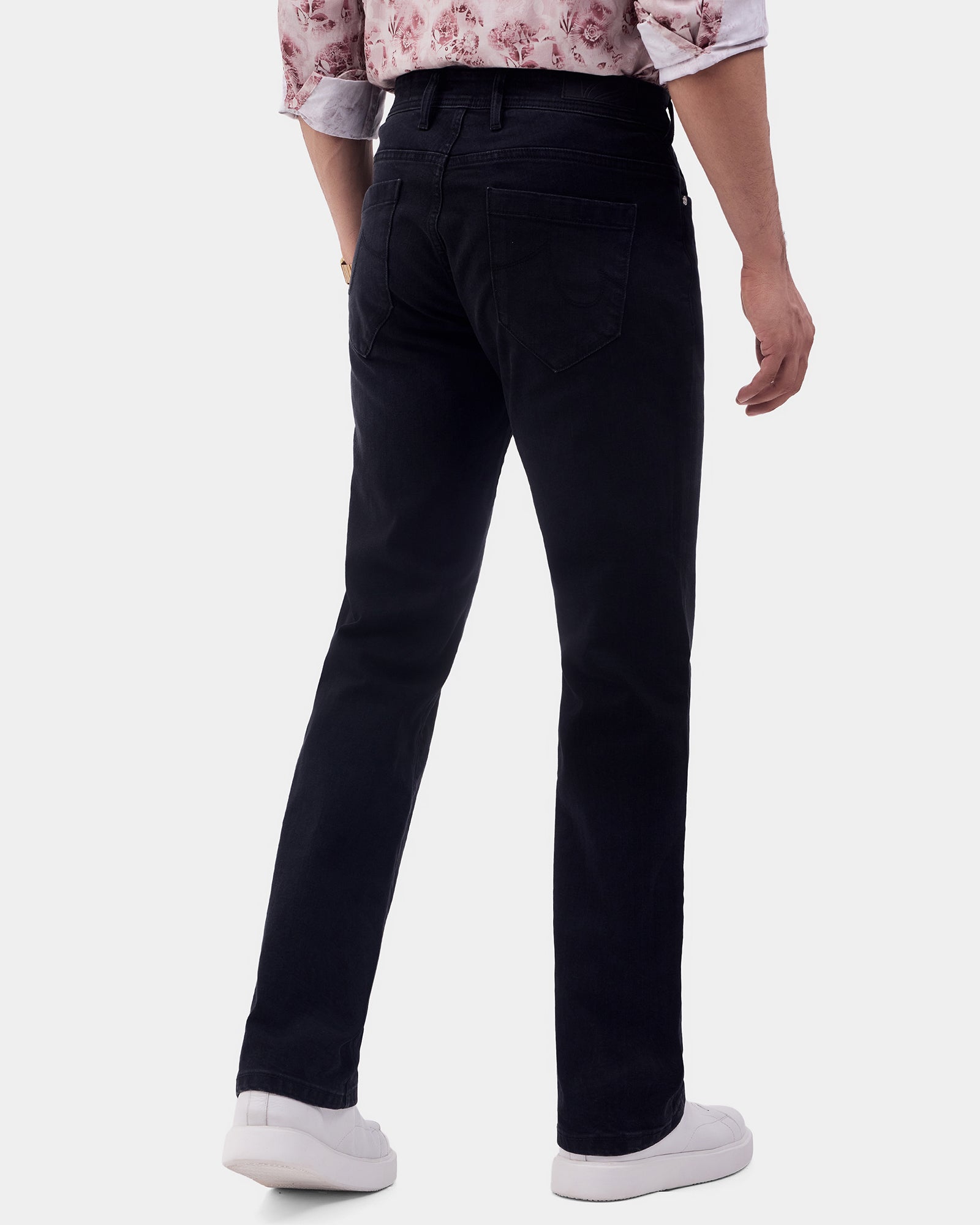 Black Super Clean Straight Comfort Jeans - Igor