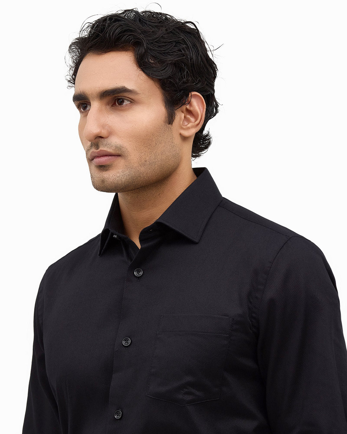 Blue Solid Shirt - Fair