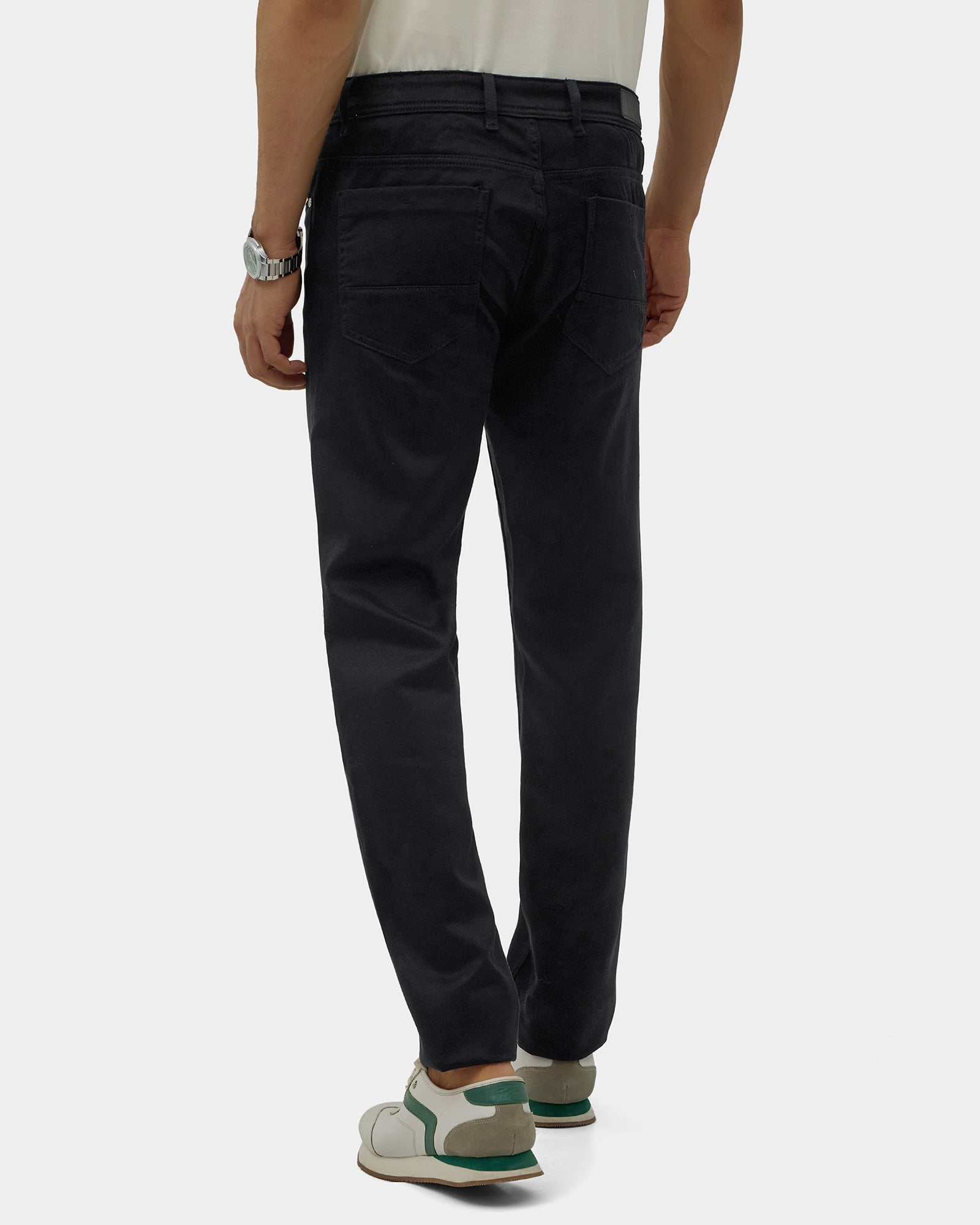 Black Bleed Zero Slim Fit Jeans - Abto