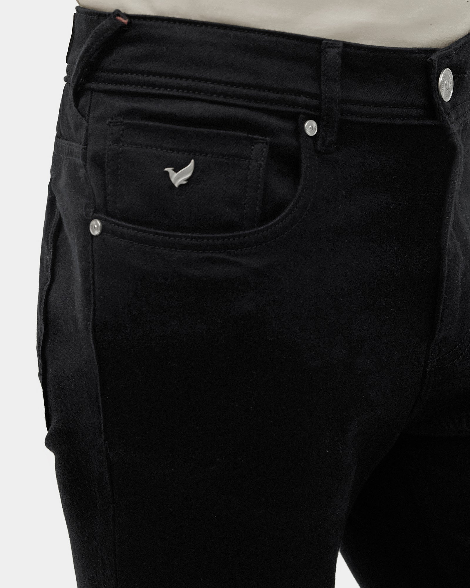 Black Bleed Zero Slim Fit Jeans - Abto