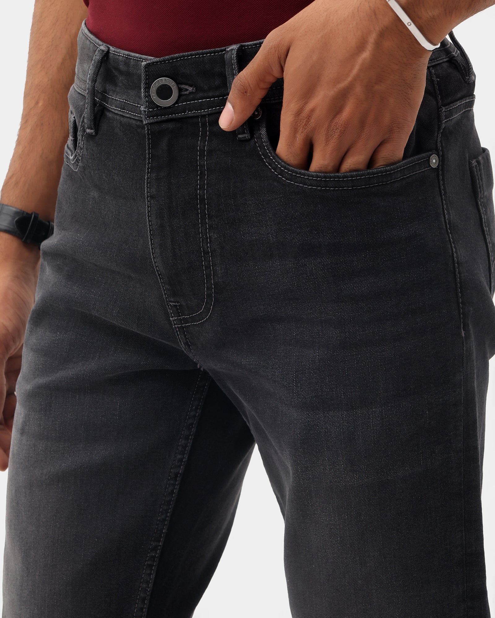 Black Superflex Slim Fit Jeans - Novak