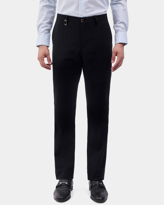 Black Luxe Check Trouser - Orient