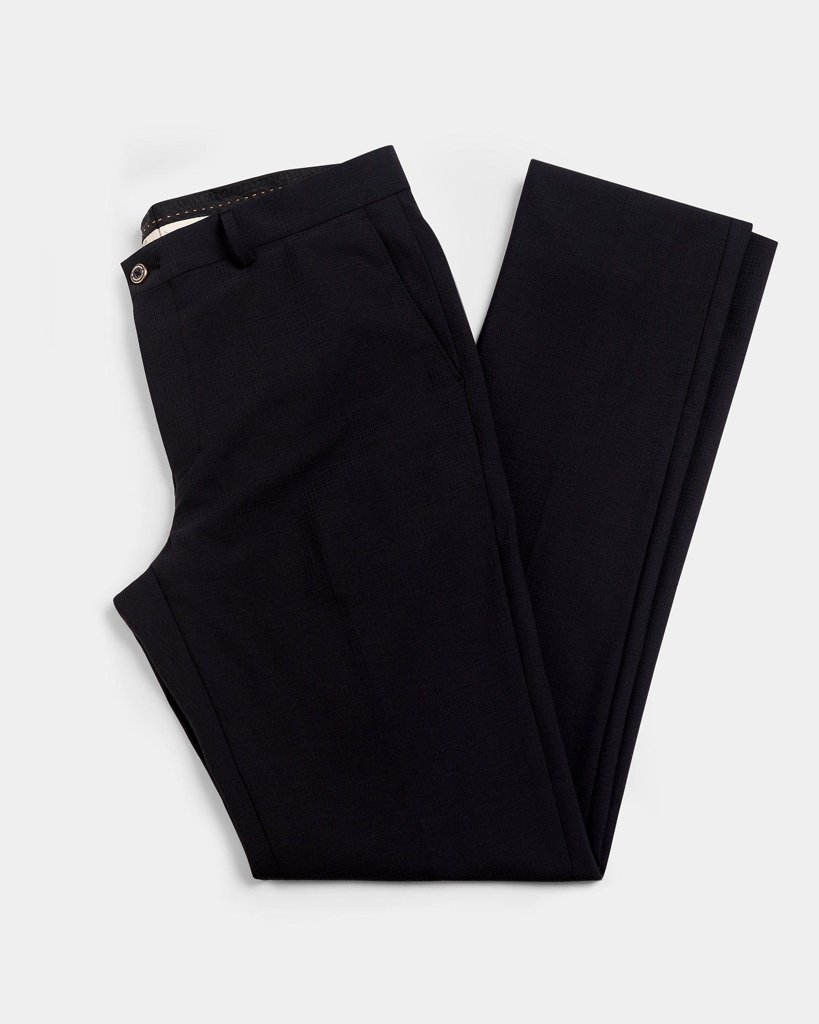 Black Luxe Check Trouser - Orient