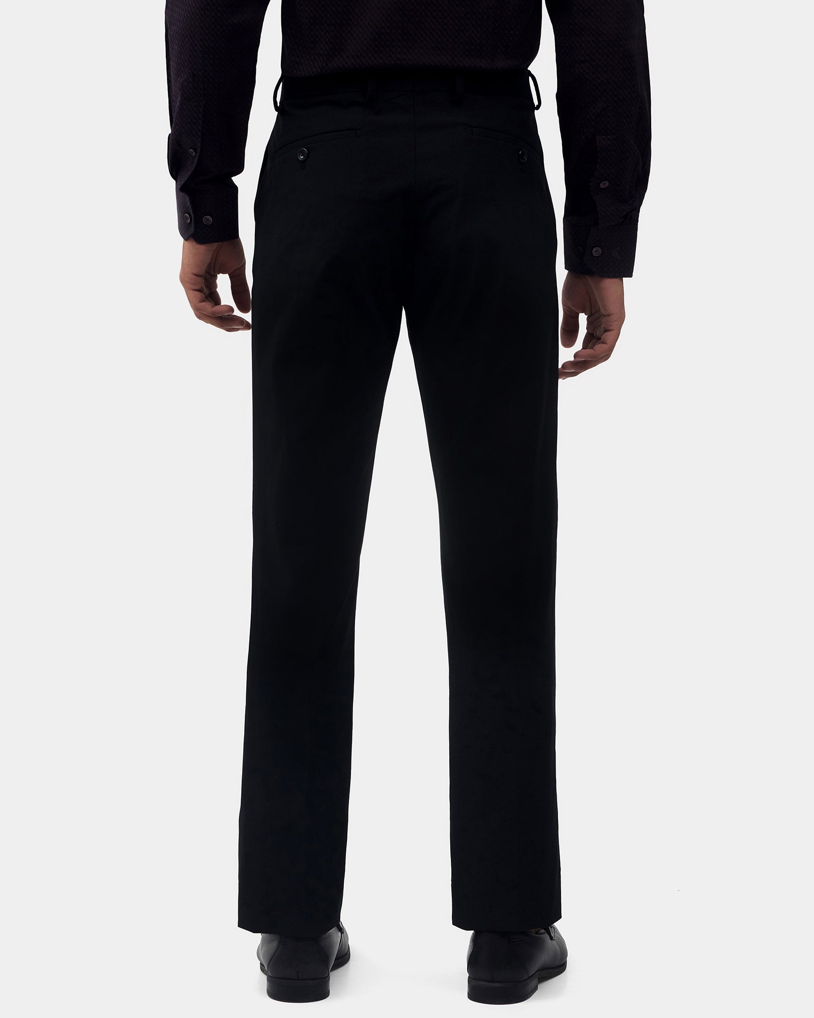 Black Solid Formal Trouser - Travis