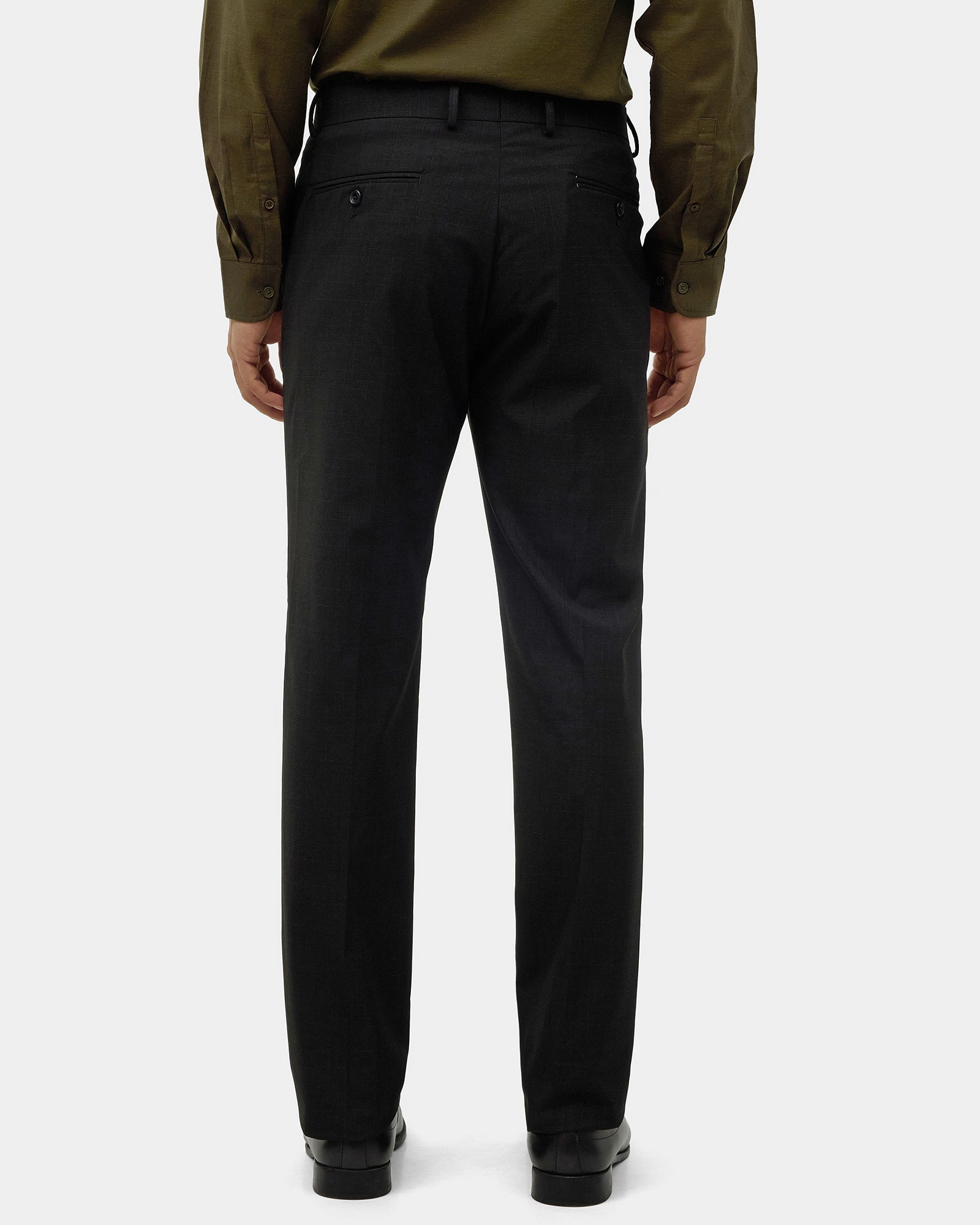 Black Check Trouser - Graham