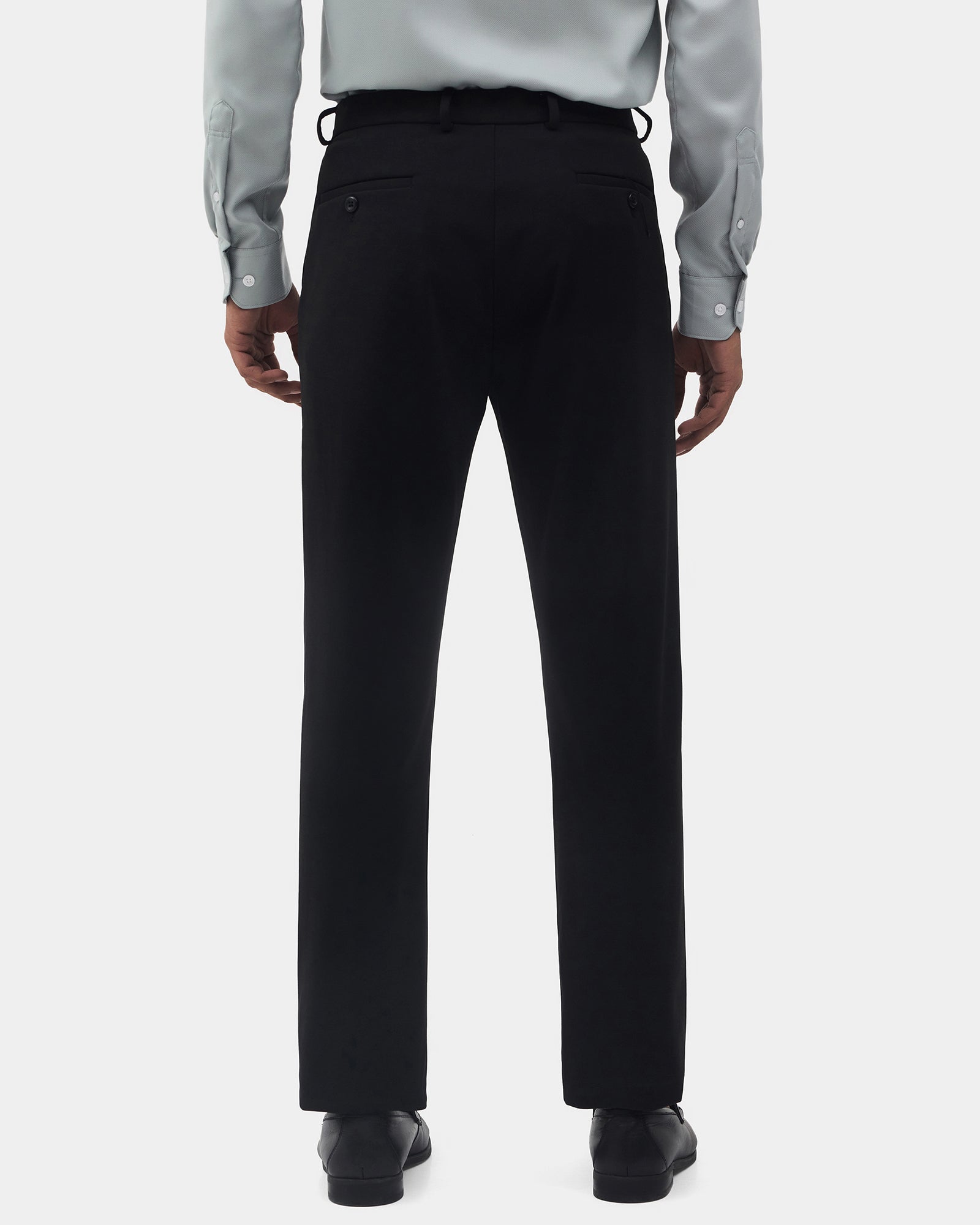 Black Solid Formal Trouser - Barry
