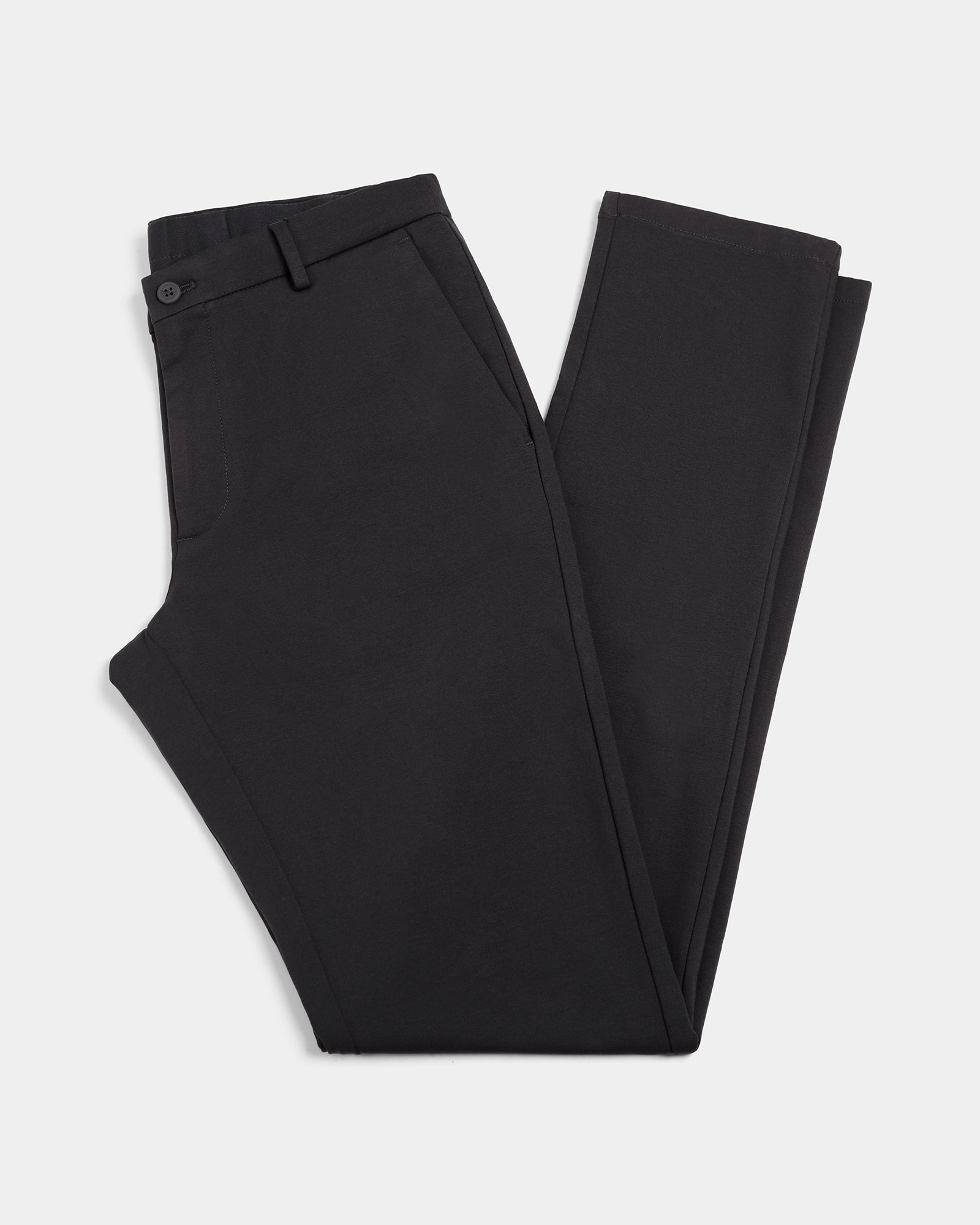 Must Haves Black Solid Khakis - Ziea