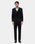 Black Three Piece Solid Suit - Colteo